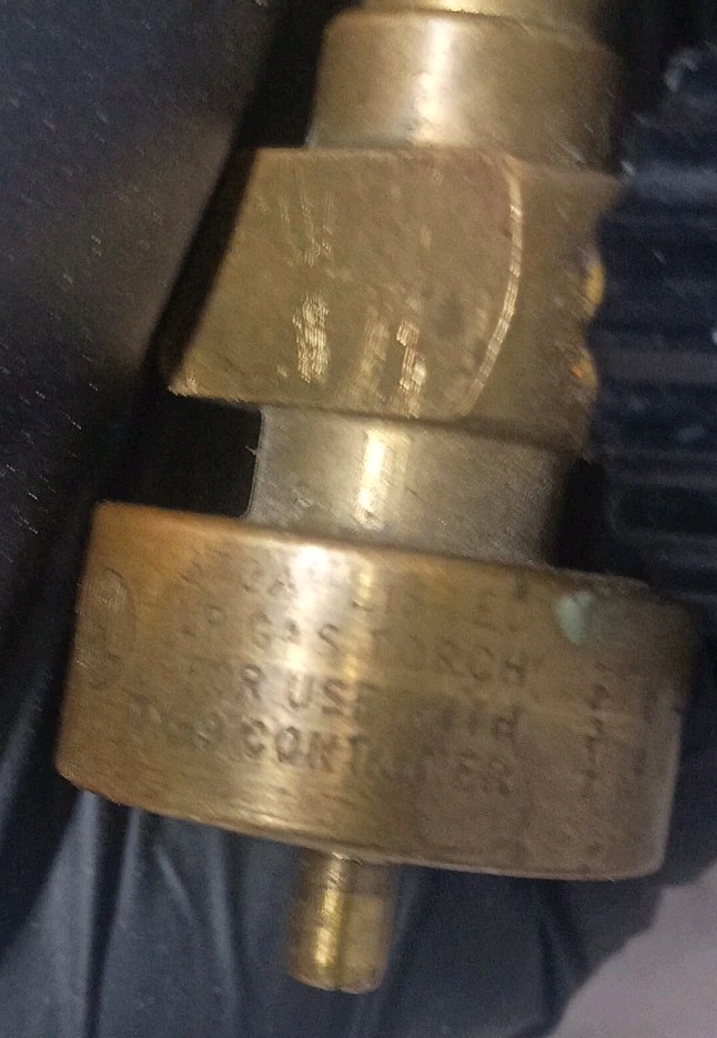 Versatile Vintage All Brass Propane Torch Head Flame Control for Precision