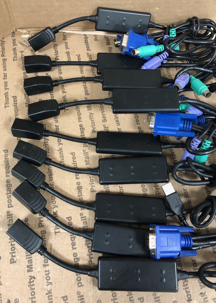 (5) Dell 0UF366 & (4) DELL 0G8717 KVM System Interface