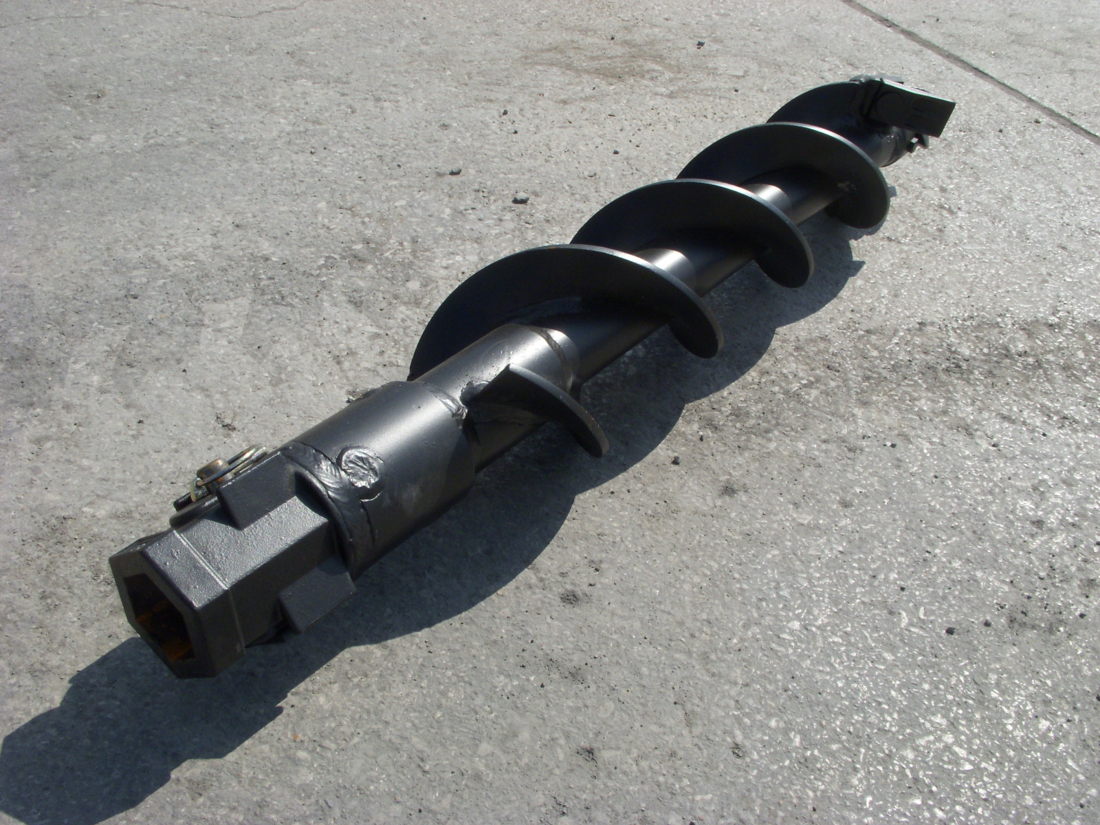 Lowe SQ-6-3 Skid Steer Auger Bit 6" Diameter, 2-9/16" Round Drive, 36" Tall
