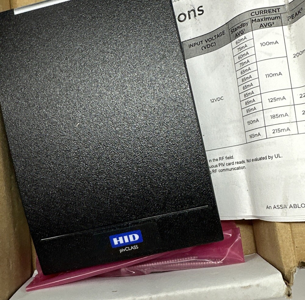 HID 920NHRNEK0000C pivCLASS R40-H Wall Switch Reader, NEW