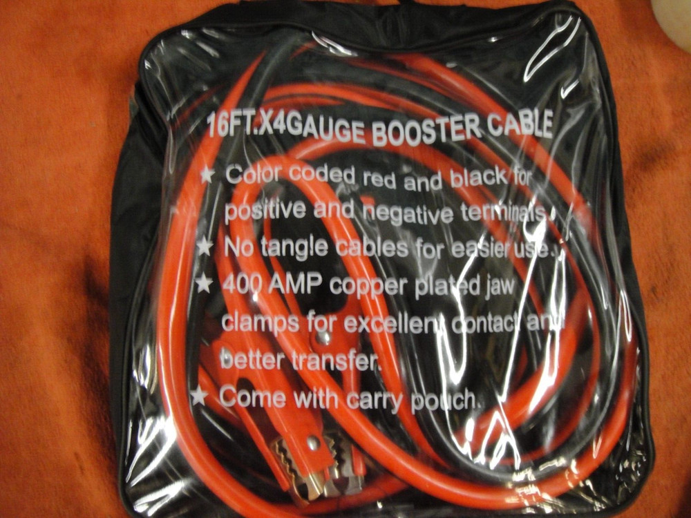 16ft 4ga Jumper Cables ,like New