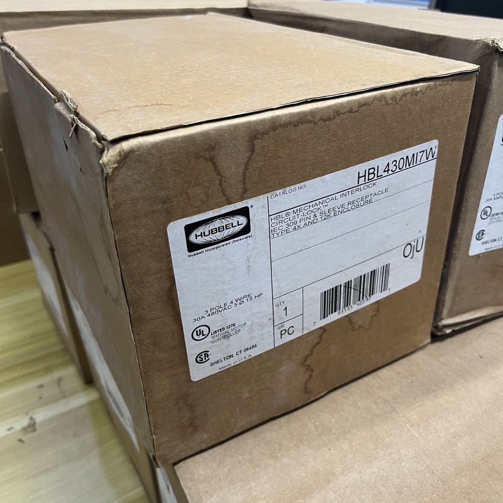 Hubbell Mechanical Interlock Device HBL430MI7W