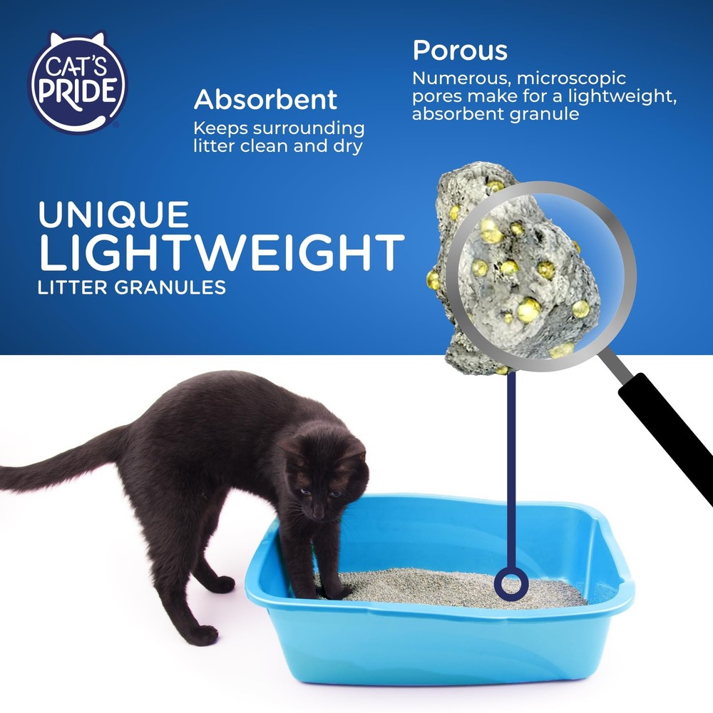 Lightweight Clumping Litter: Flushable - Powerful Odor Control - Scented, 10 ...