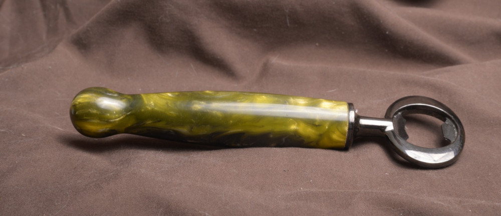Handmade bottle opener with Resin handle