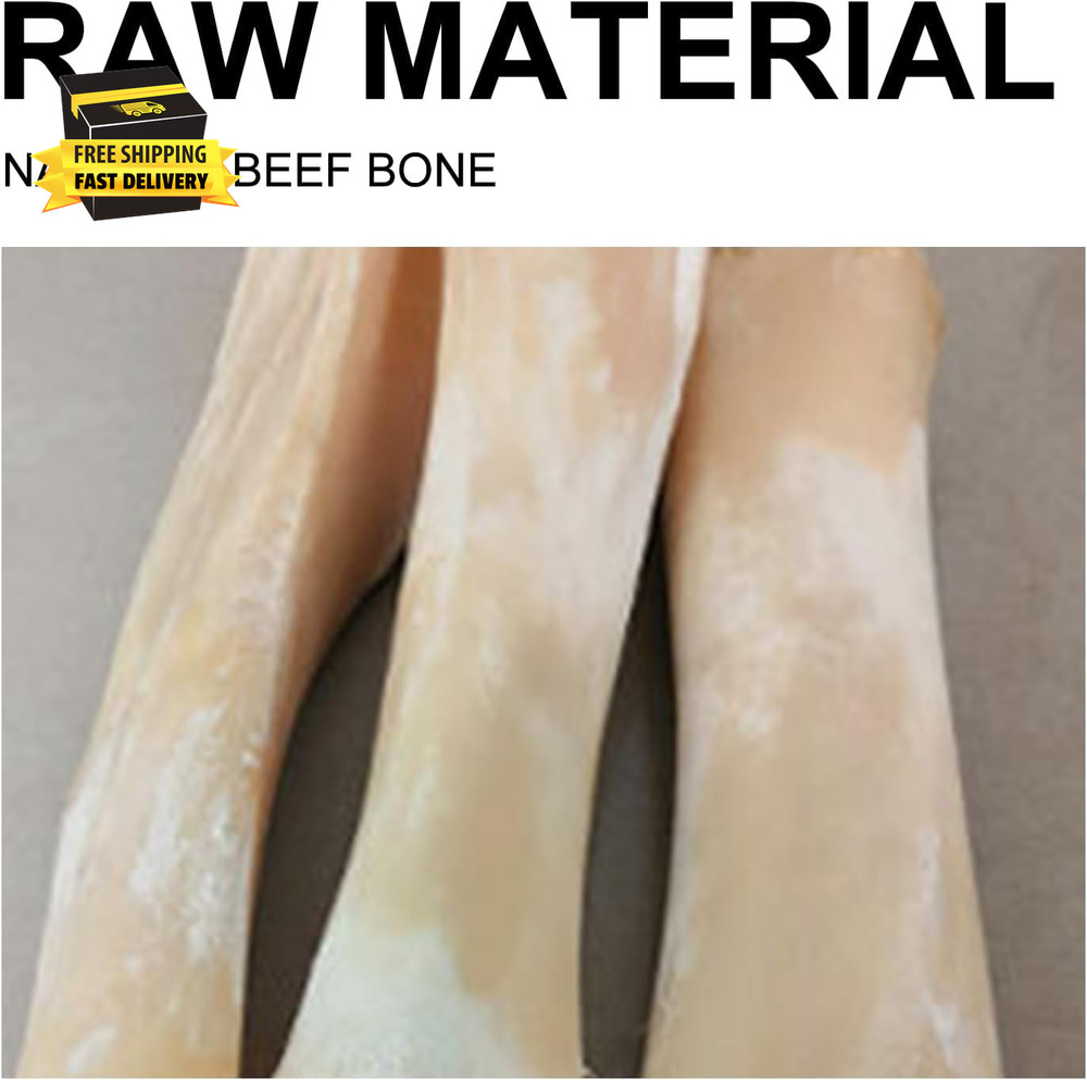 6Pcs Unbleached Guitar Bone Saddle, Blank Guitar Bridge Saddle, Pure Bone Saddle