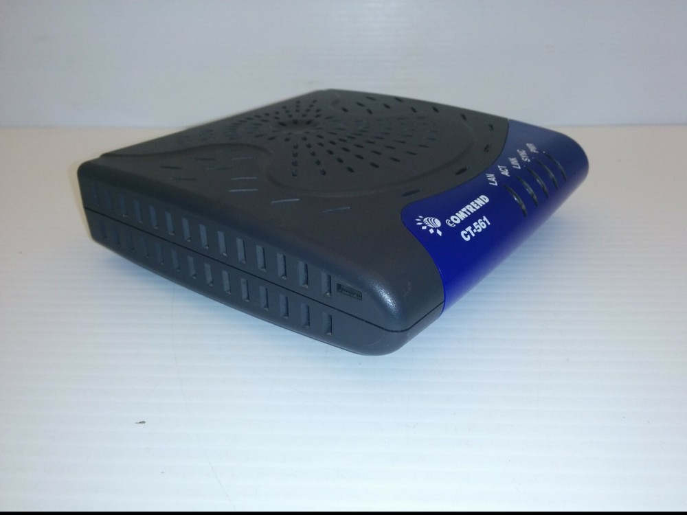 COMTREND MODEL CT-561 ADSL ETHERNET ROUTER (NO POWER ADAPTER)