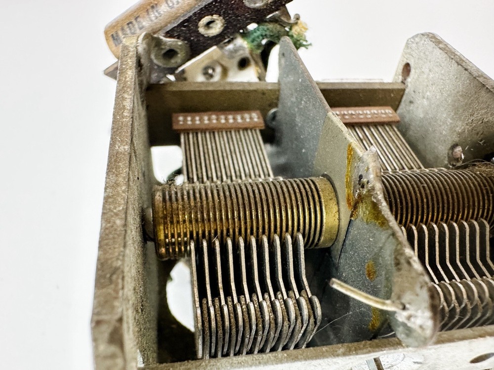 Vintage Two Gang Tuning Capacitor UNTESTED