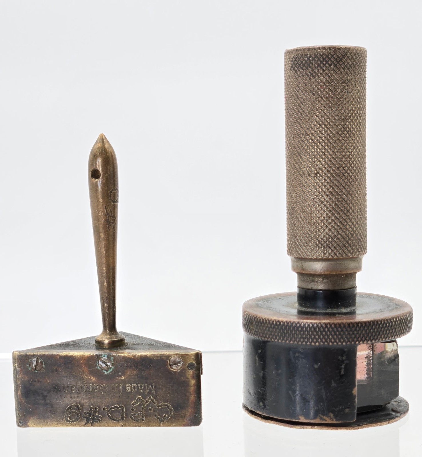 Antique Pentiprism & Angle Prism Lot - Kern Aarau No.119 Rotating Cap & Zeiss??