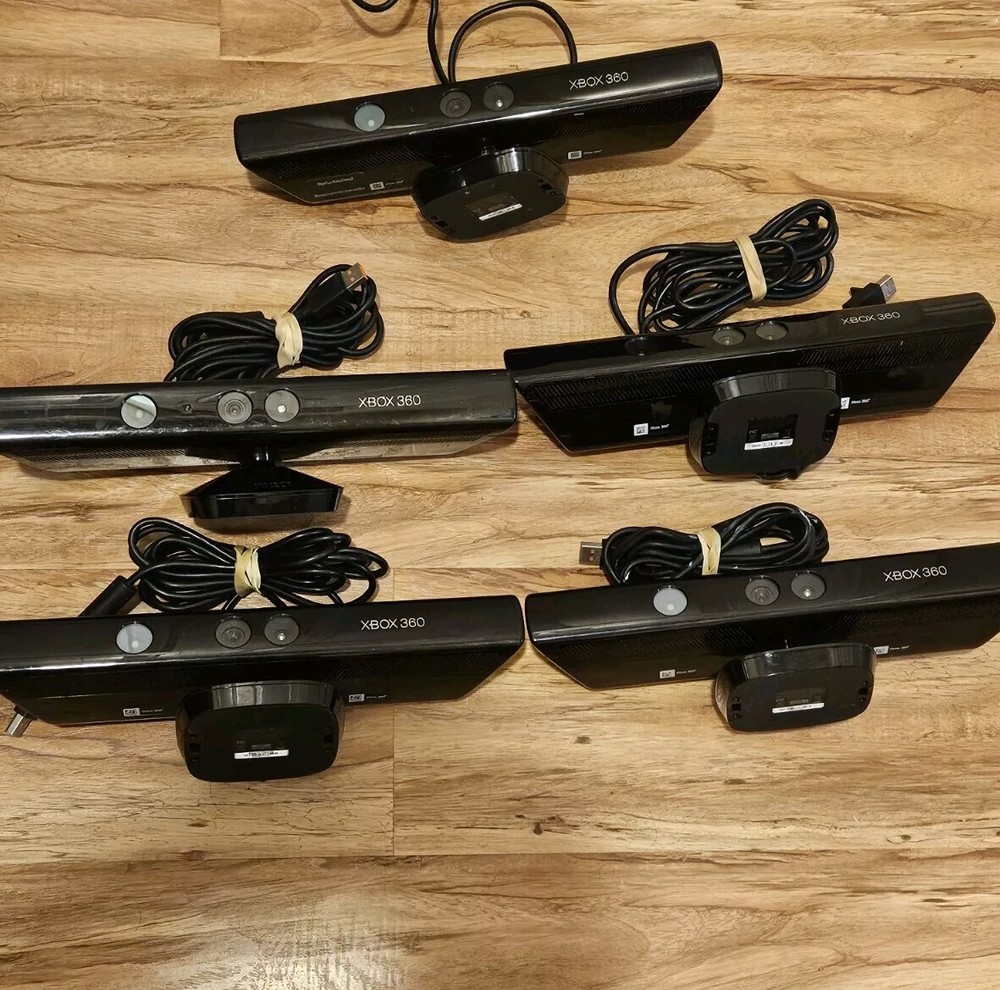 Lot of 5- Microsoft Kinect Sensor Bar for Xbox 360 1414 - SENSOR BARs ONLY