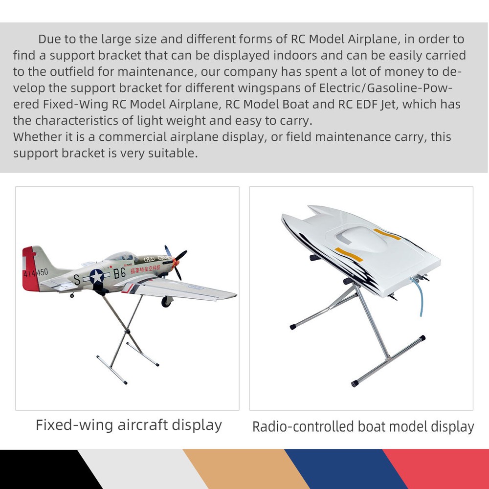 Airplane Bracket Display Stand Multi-function Bracket for RC Model Airplane
