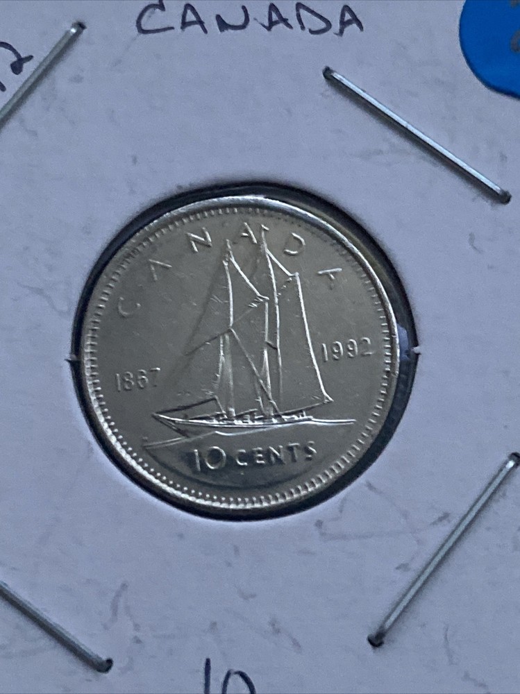 1992 Canada 10 Cent Coin