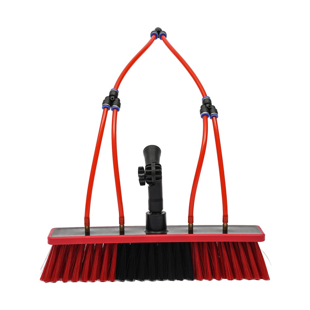 Window Solar Panel Cleaning Extendable Telescopic Pole Water Fed Brush Washer