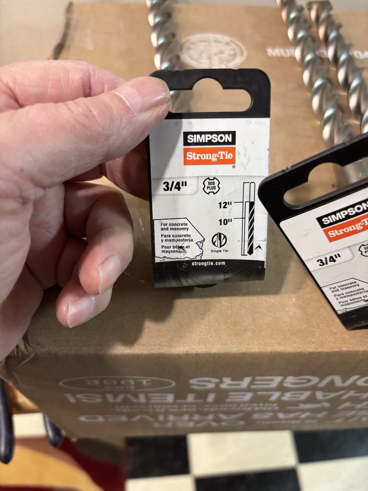 3/4” X 10” SDS Plus Bit Lot Of 4 FREE SHIPPING