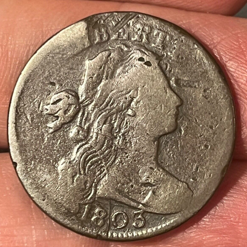 1803 Draped bust large cent , Fine details