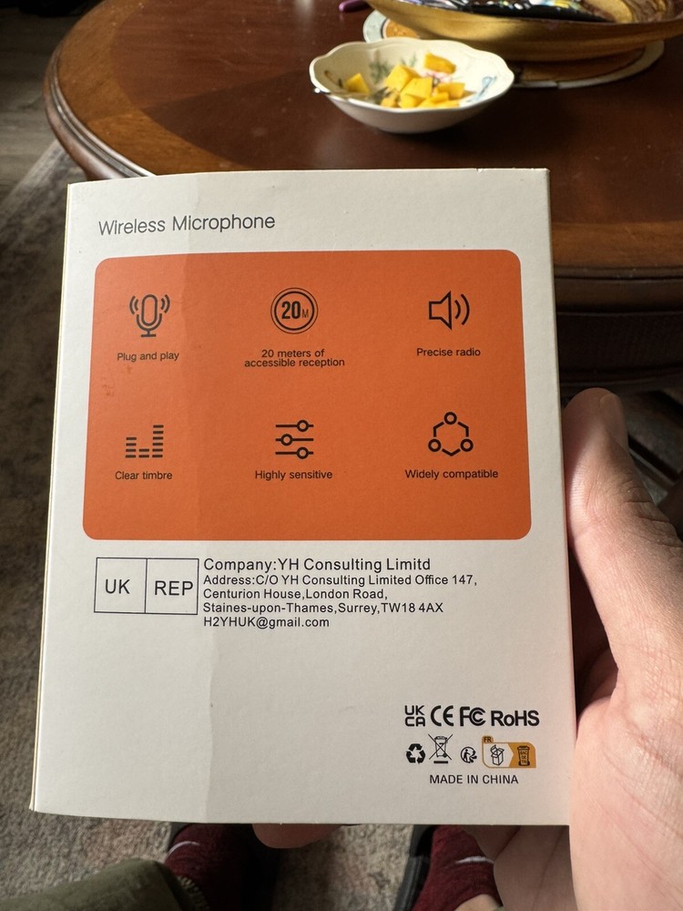 2 Pack Professional Wireless Lavalier Microphone for Android