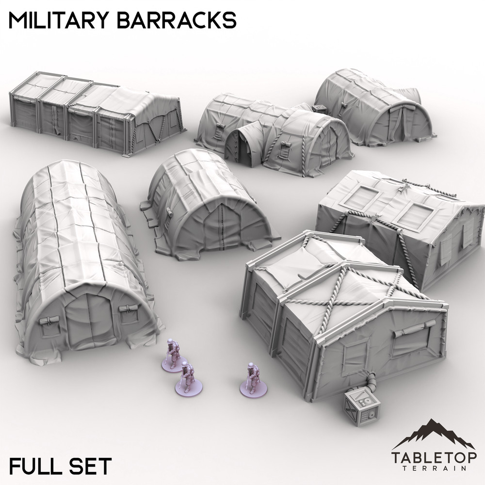 Military Barracks - Grimdark Gothic Wargaming Tabletop