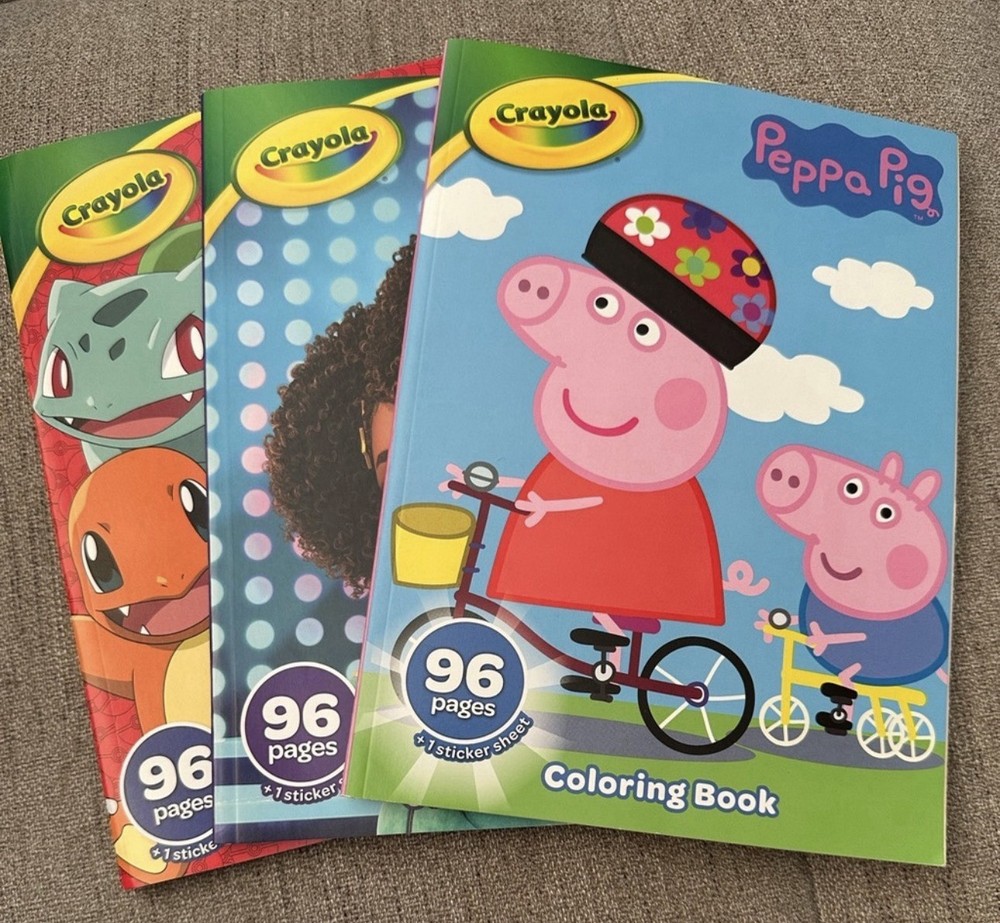 Bundle crayola 3 Coloring Books