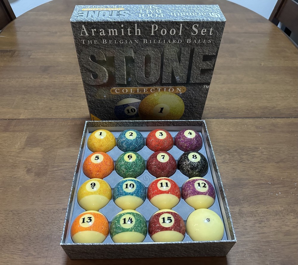 Aramith Stone Pool Ball Set