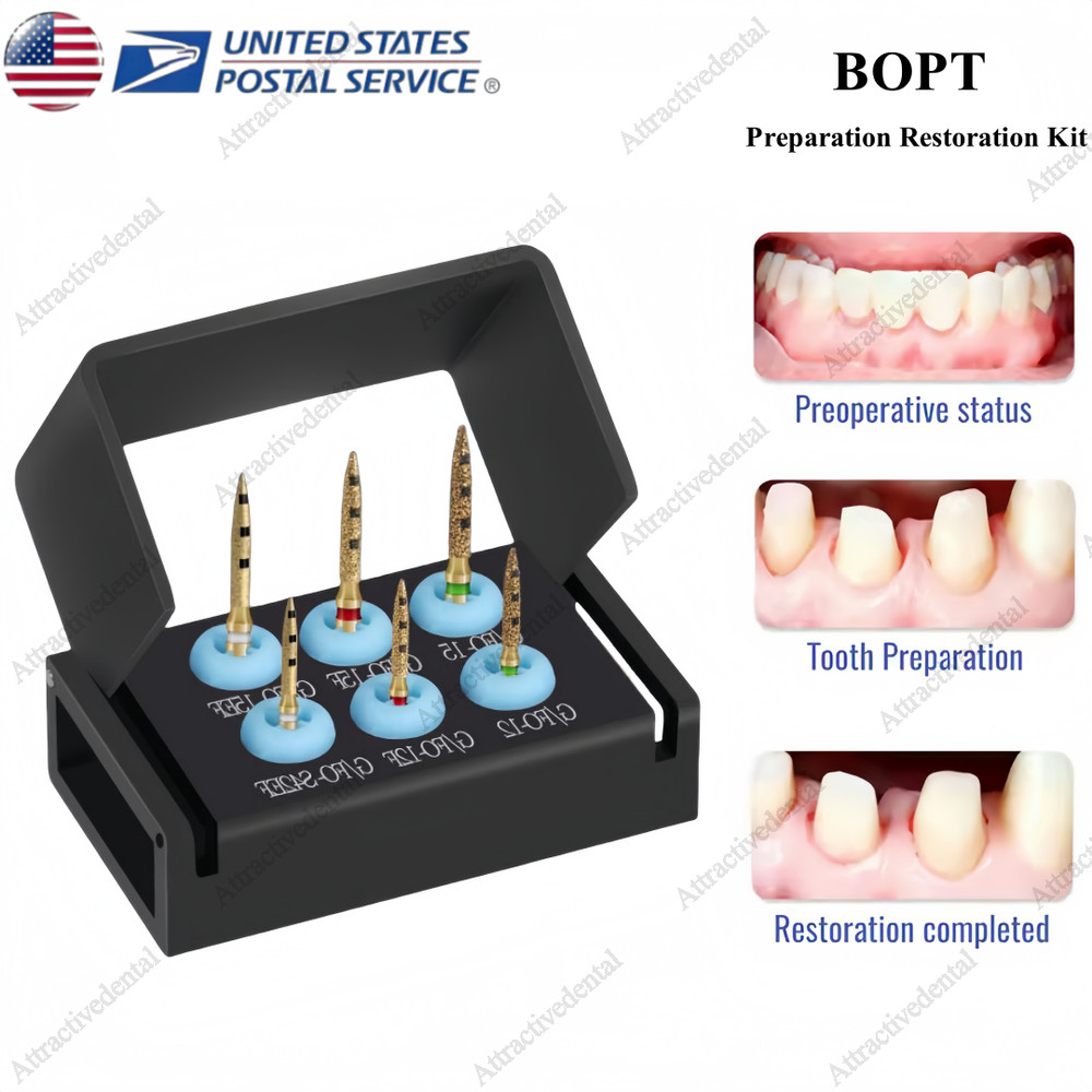BOPT Dental Vertical Diamond Bur Biologically Oriented Preperation Technique USA