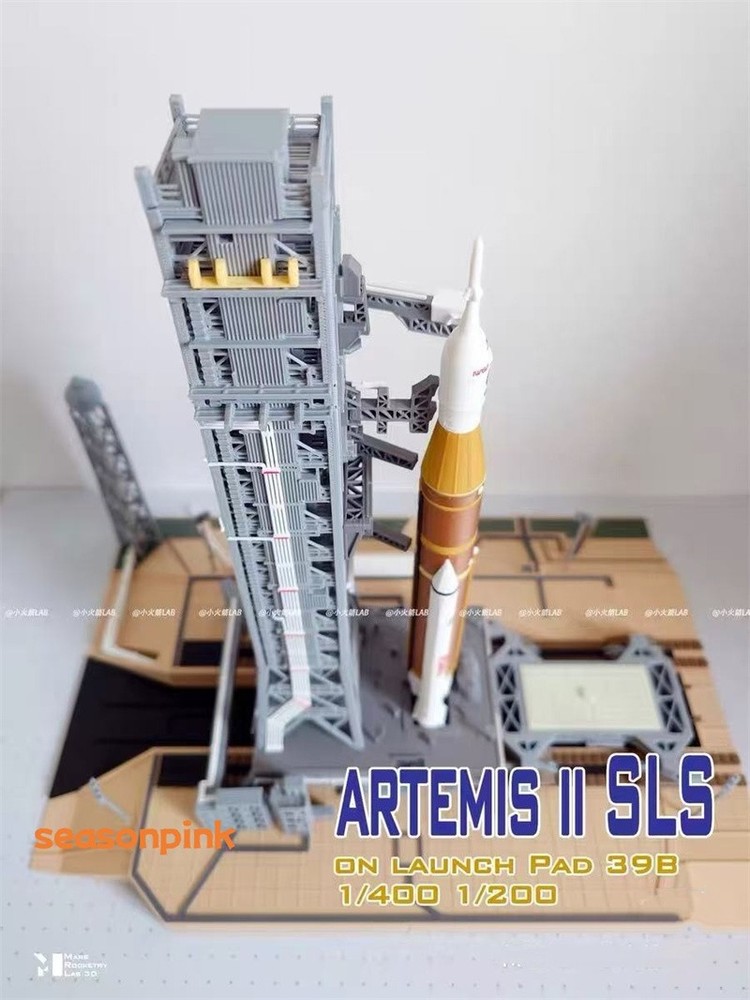 1/400 Artemis SLS Orion Launch Tower Rocket Model 39A Space Shuttle Launch Site