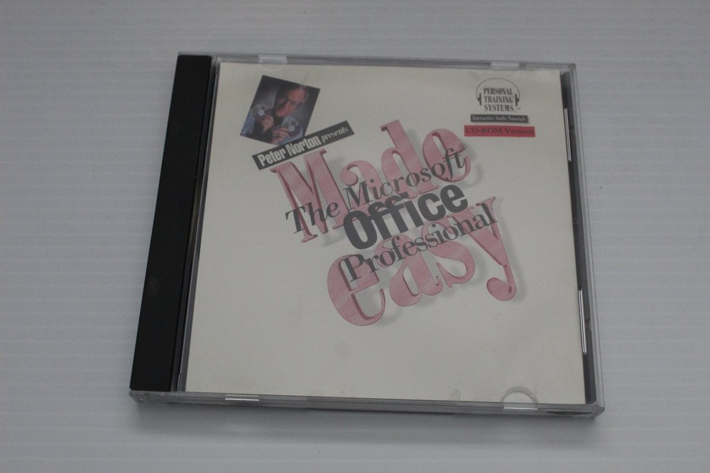Peter Norton Presents Microsoft Office Professional Easy Software CD-ROM 1994