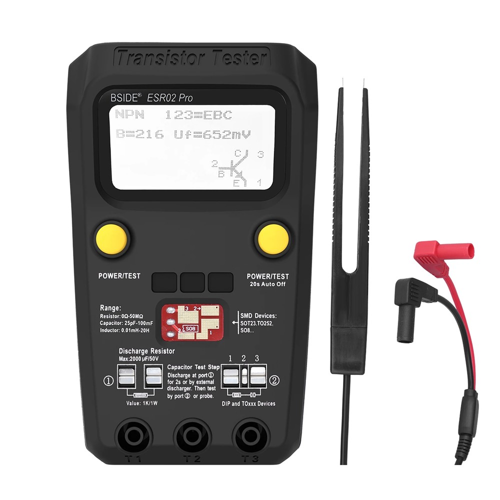Transistor Tester Tester Diode Triode Resistor Capacitance Inductance Detector