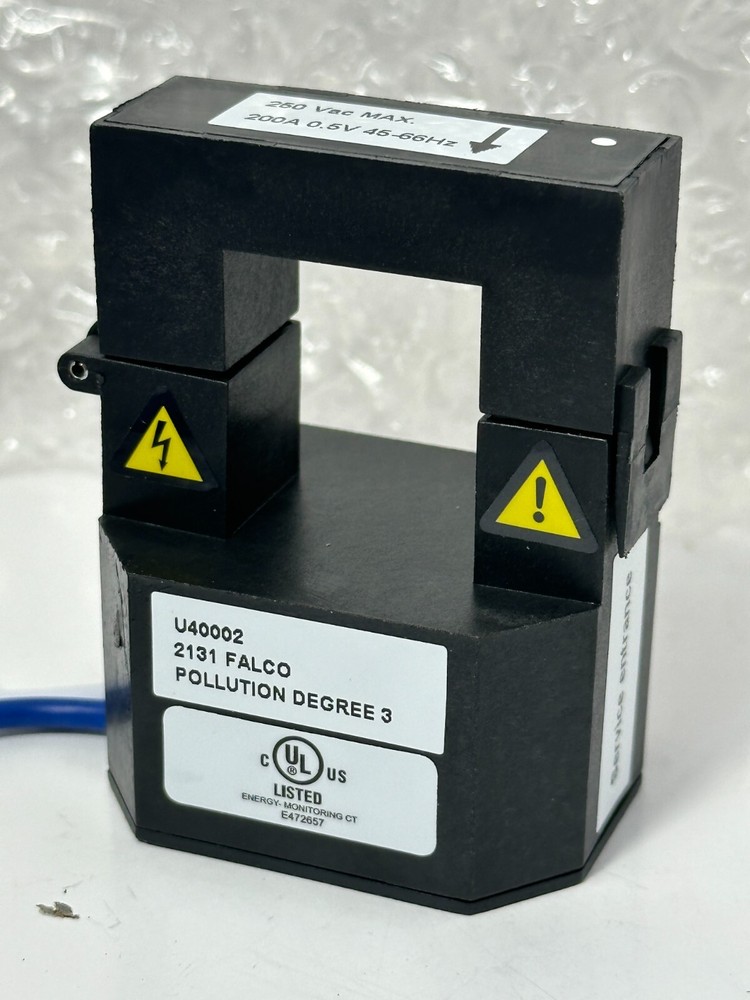 Enphase Split Core Current Transformer U40002 250VAC Max 200A 0.5V CT-200-SPLIT