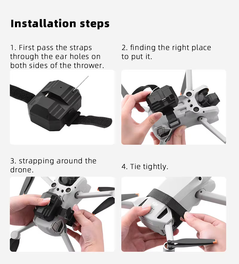 Drone System Airdrop Air Drop Quick Release