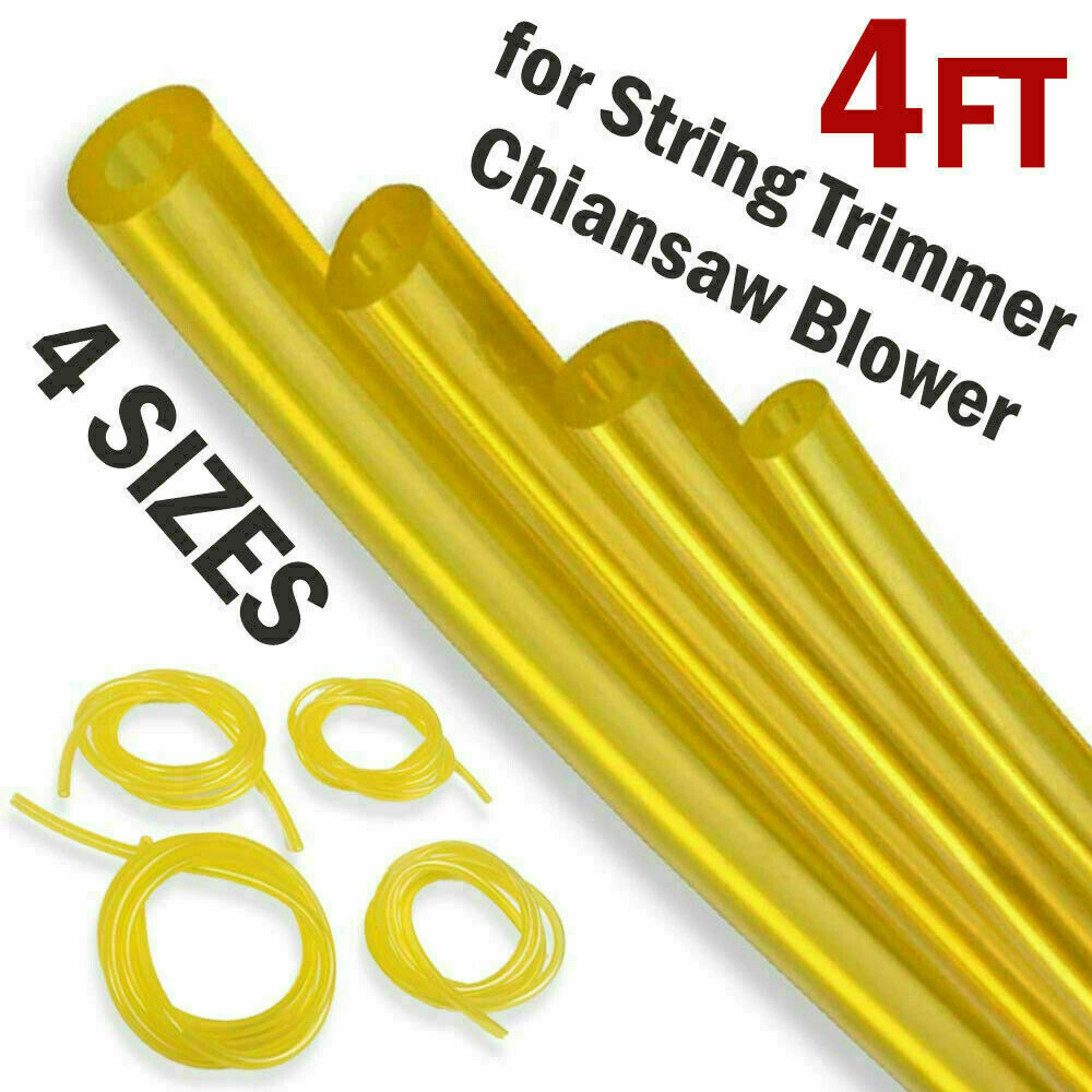 4 Sizes Petrol Fuel Gas Line Pipe Hose Tubing For String Trimmer Chainsaw Blower