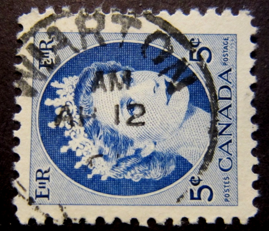 Canada #341 CDS Cancel Wiarton, ON {ebhs4}