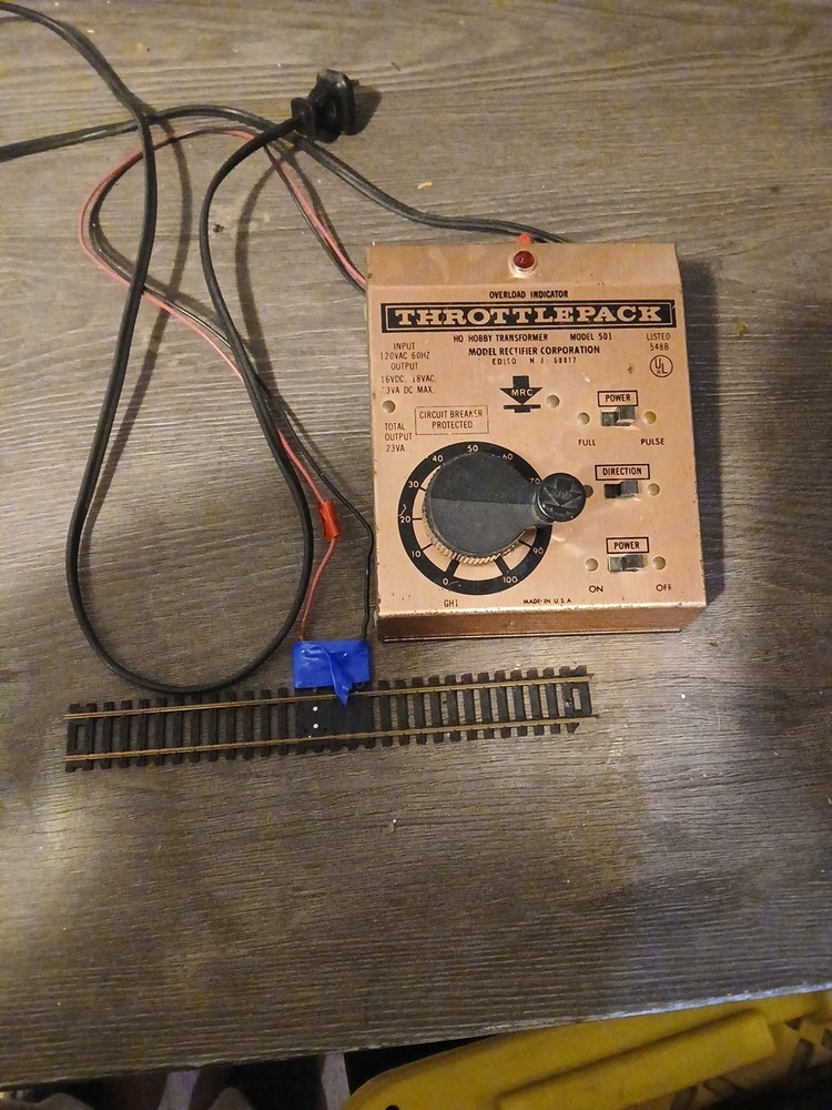 MRC Throttlepack HO Model Train Control 501