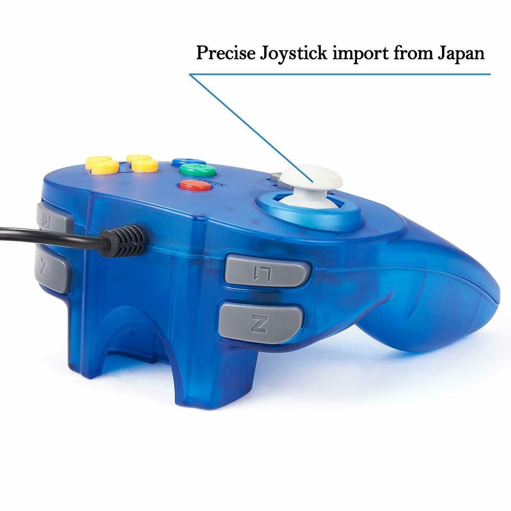 Mini N64 Controller Wired Game Controller Joystick for Nintendo N64 Console Game