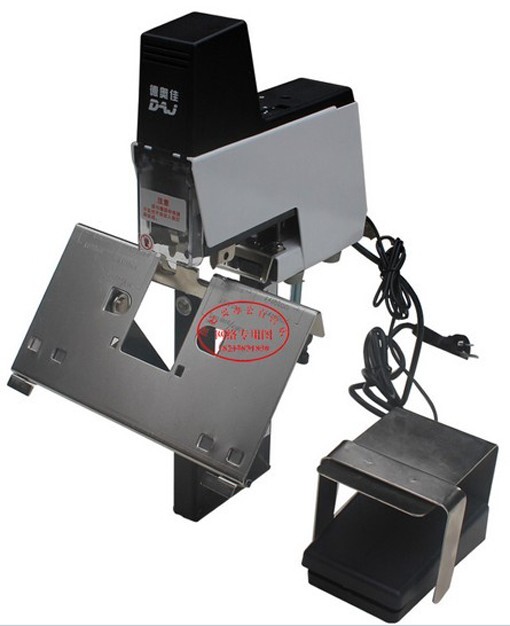 Saddle Stapler Electric Auto Bookbinding Machine Binder Riding Binding Stitcher