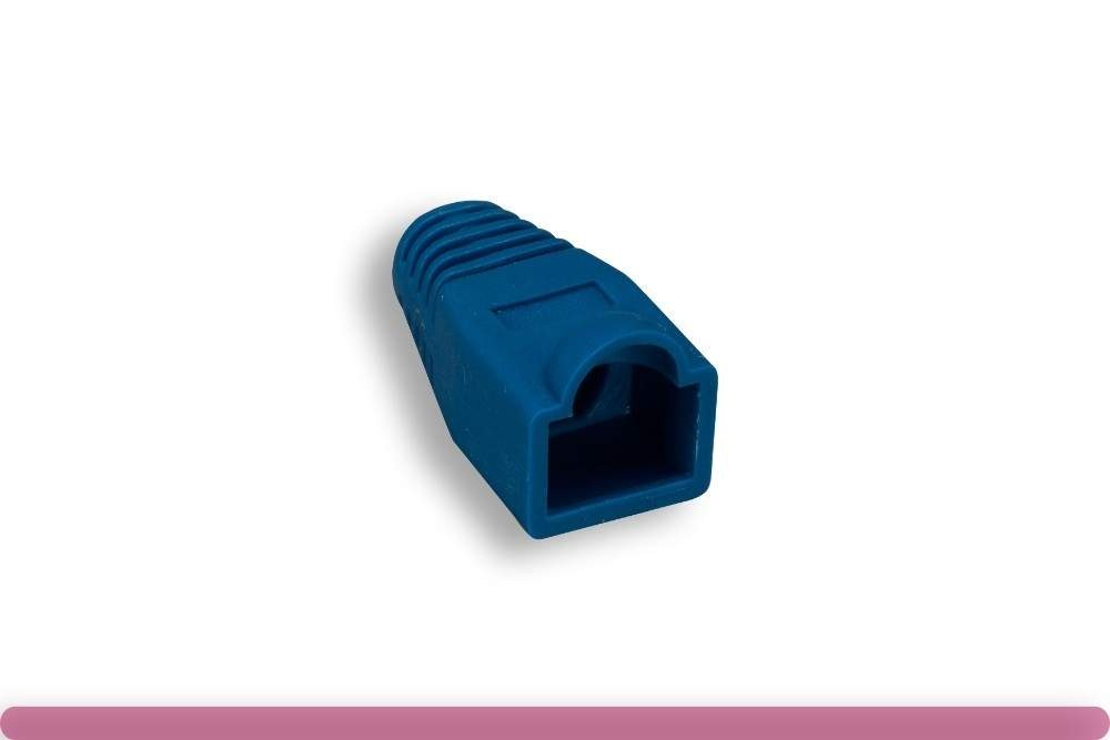 Blue Snagless Boot RJ45 50 Pack