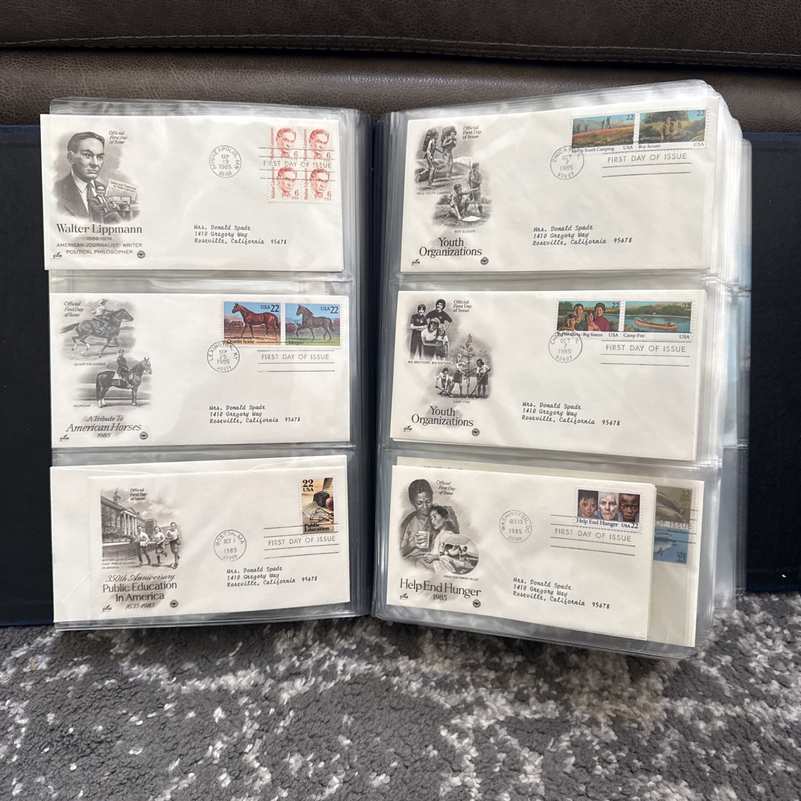 Great Americans On United States Stamps 115 Mint-condition HistoricStamps