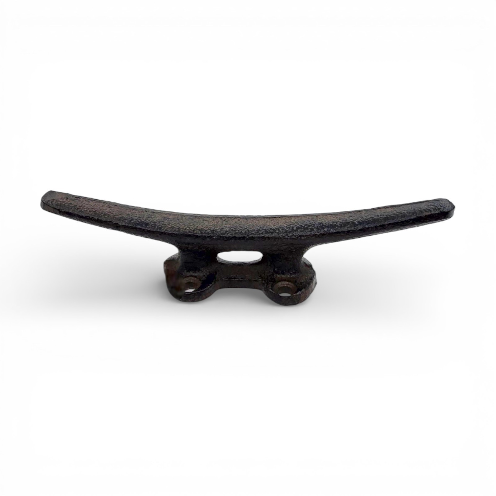 2 Cleat Boat Hooks Handles Cast Iron Ship Dock Nautical Decor Rustic Finish 5 in