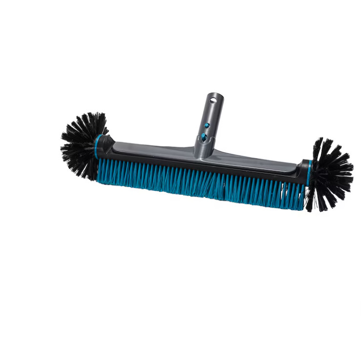 Project Source 18-in Plastic Wall brush Pool Brush Safe for Concrete Surfaces