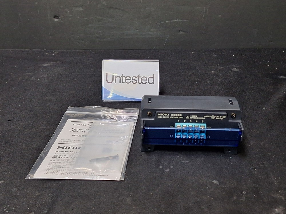 Hioki U8553 High Speed Voltage Unit (5881)