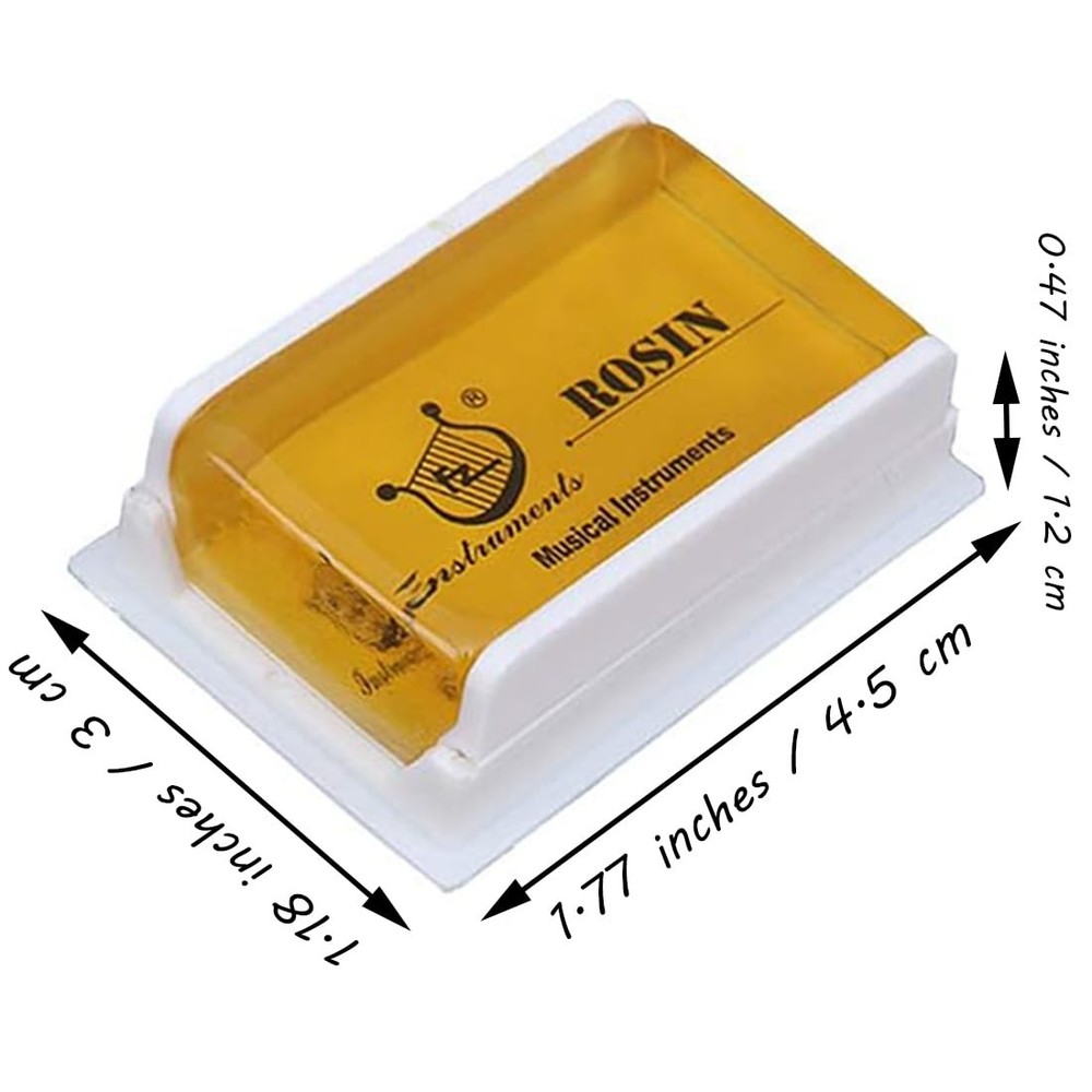 Light Rosin for Violin Viola Cello Low Dust 3 Pack