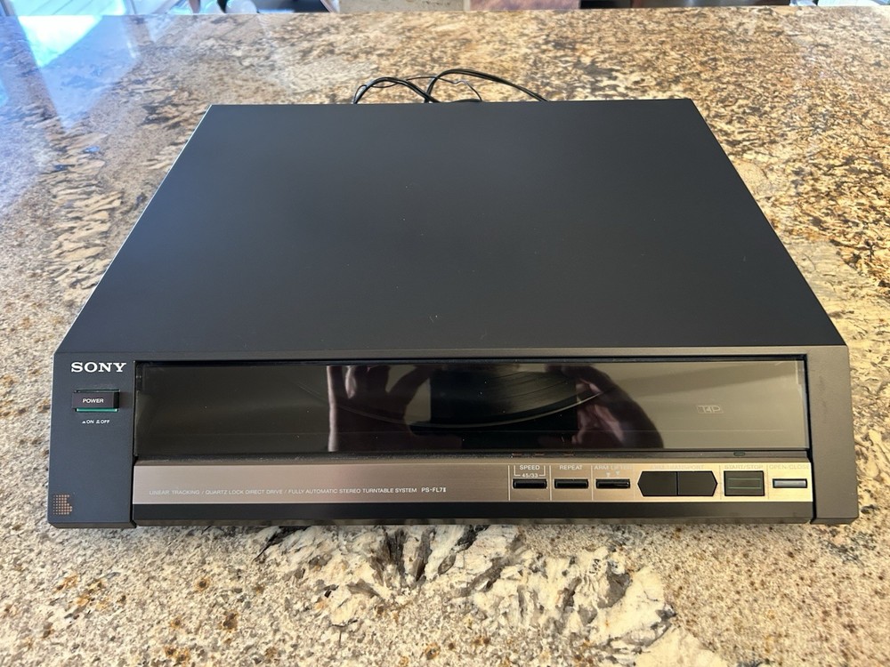 Sony PS-FL7II Linear Tracking Turntable | Rare Front-Loading | Japan | Works