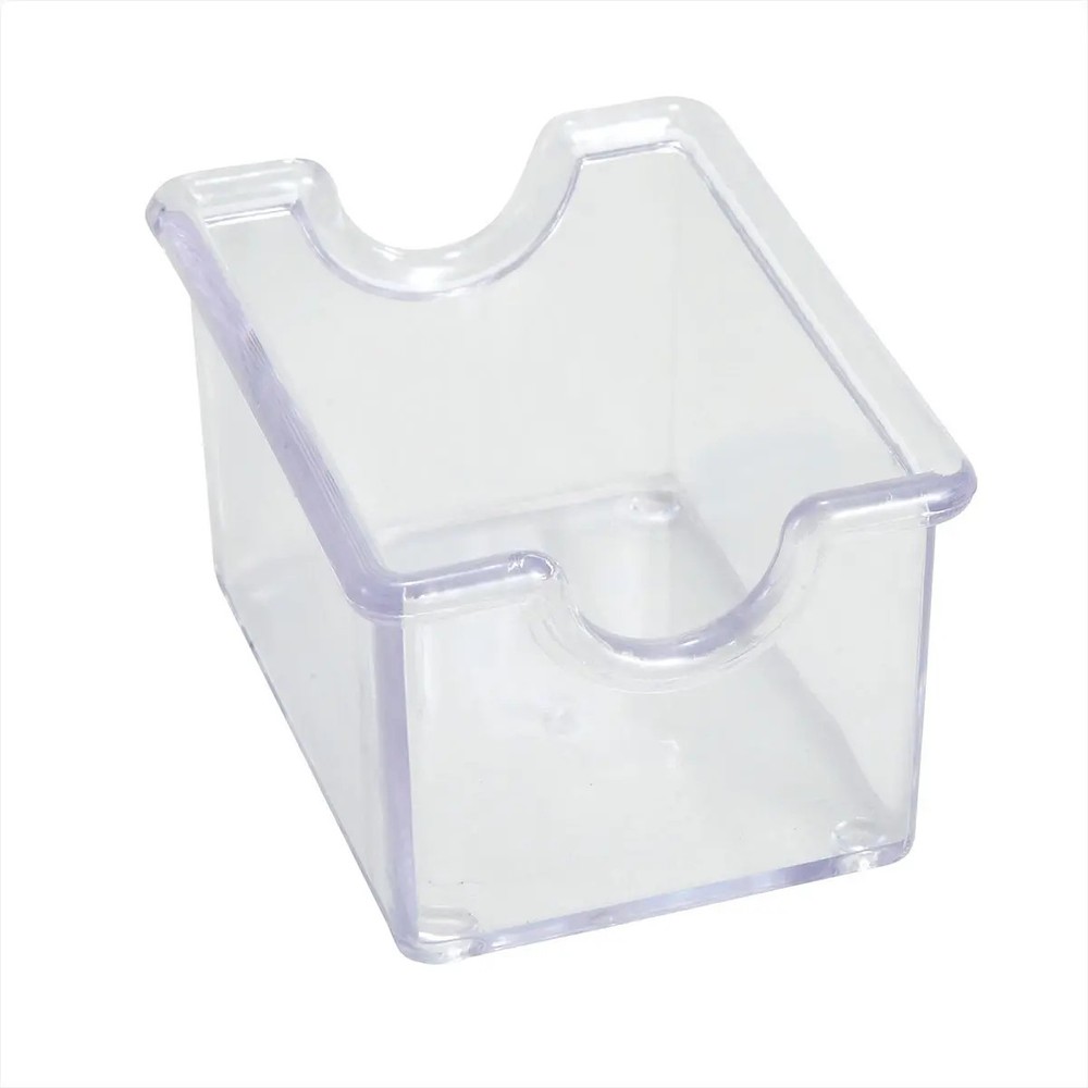 Winco PPH-1C Clear Plastic Sugar Pack Holders - 1 Doz