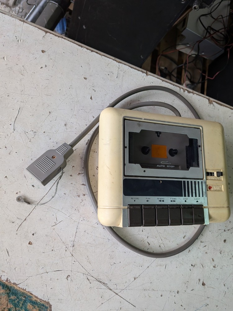 Commodore Unit For CBM 64/128 Datassette Made In Taiwan