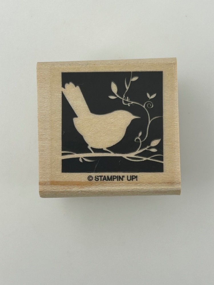 Stampin' Up! Bird on Branch Rubber Stamp Card Making Craft