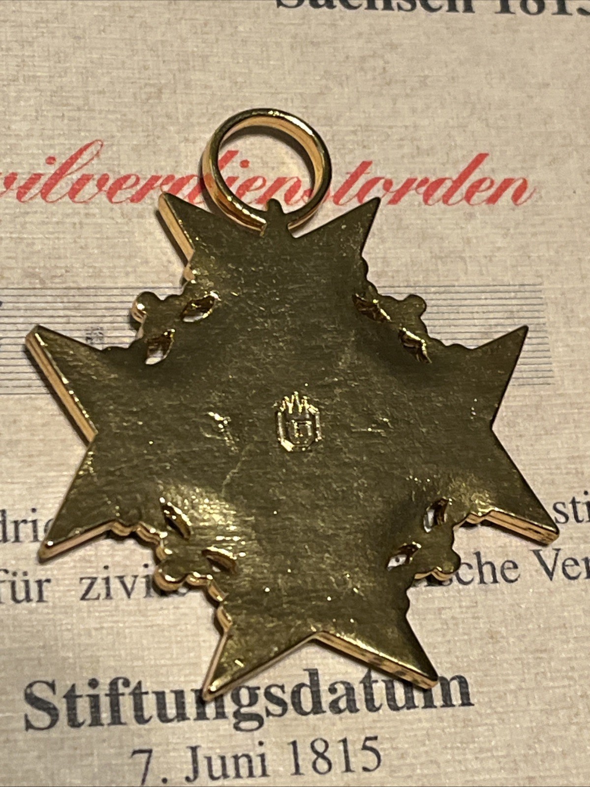 GODE - German Order of Bivilverdienst Civil Merit - 1815 - COA