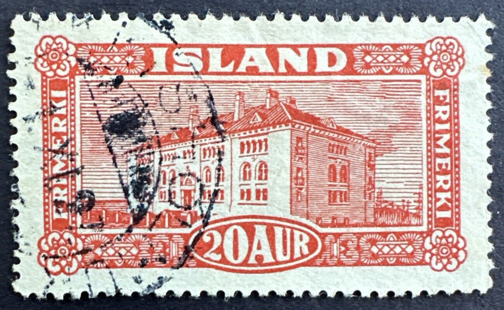 Iceland 1925 Sc# 146 Used Museum Building