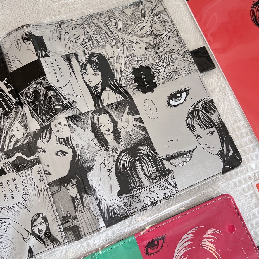 Hobonichi Techo Junji Ito Tomie A5 Cousin + A6 Smirk Cover & Pencil Board Set