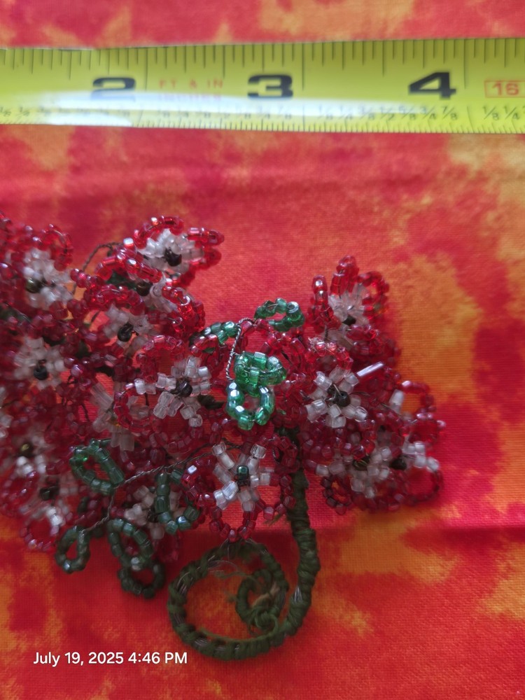 Handmade Beaded Flower Garden