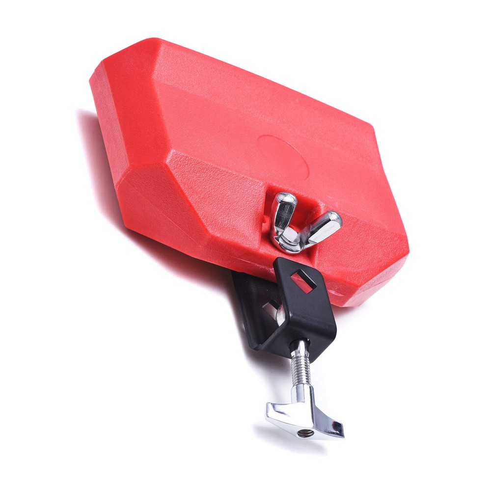 Plastic Jam Block - Musical Percussion Instrument for Latin Drumming, Red