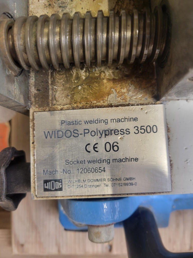 WIDOS Polypress 3500 Plastic Welding Machine Used McElroy