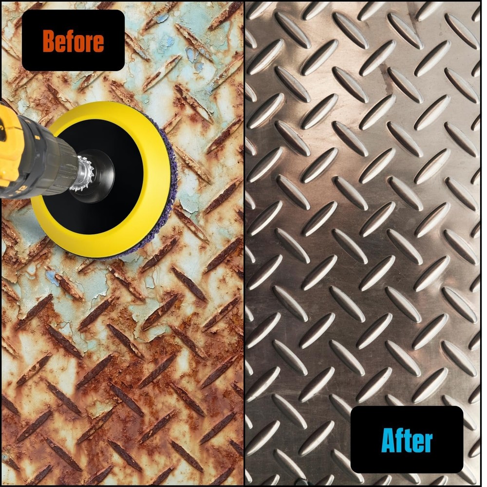 5-Inch Metal Stripping Surface Condition Kit for Angle Grinder